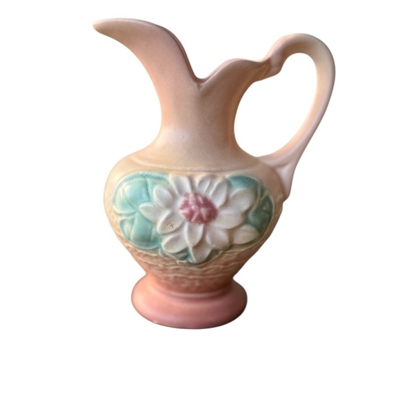 Vintage Hull Pottery  WATER LILY  Ewer 5.5” - Picture 1 of 3